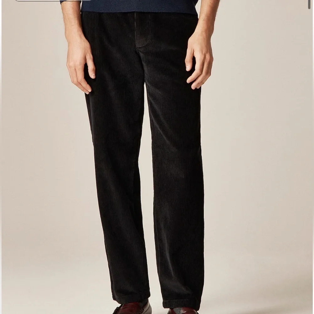 J crew regal black Classic-fit 10-wale corduroy trouser